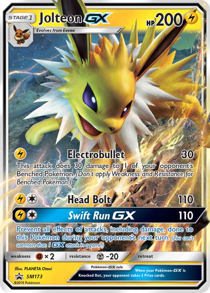 Jolteon GX (SM173) [Sun &amp; Moon: Black Star Promos] 