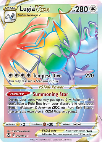 Lugia VSTAR (202/195) [Sword &amp; Shield: Silver Tempest] 