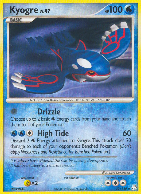Kyogre (32/146) [Diamond &amp; Pearl: Legends Awakened] 