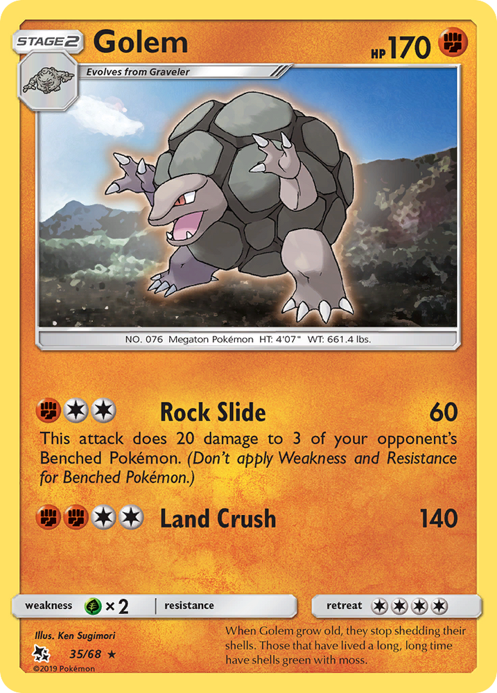 Golem (35/68) [Sun &amp; Moon: Hidden Fates] 