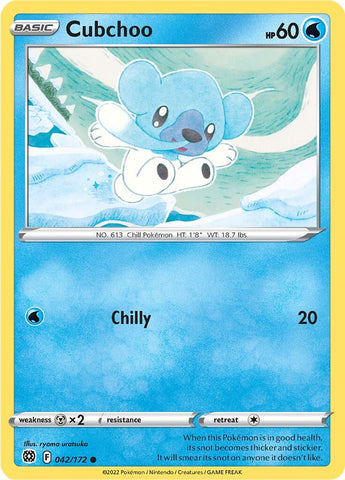 Cubchoo (042/172) [Sword &amp; Shield: Brilliant Stars] 