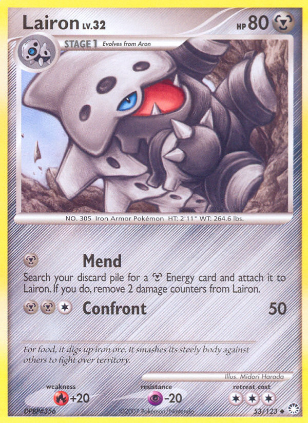 Lairon (53/123) [Diamond &amp; Pearl: Mysterious Treasures] 