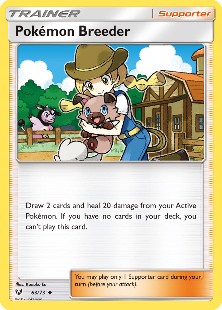 Pokemon Breeder (63/73) [Sun &amp; Moon: Shining Legends] 