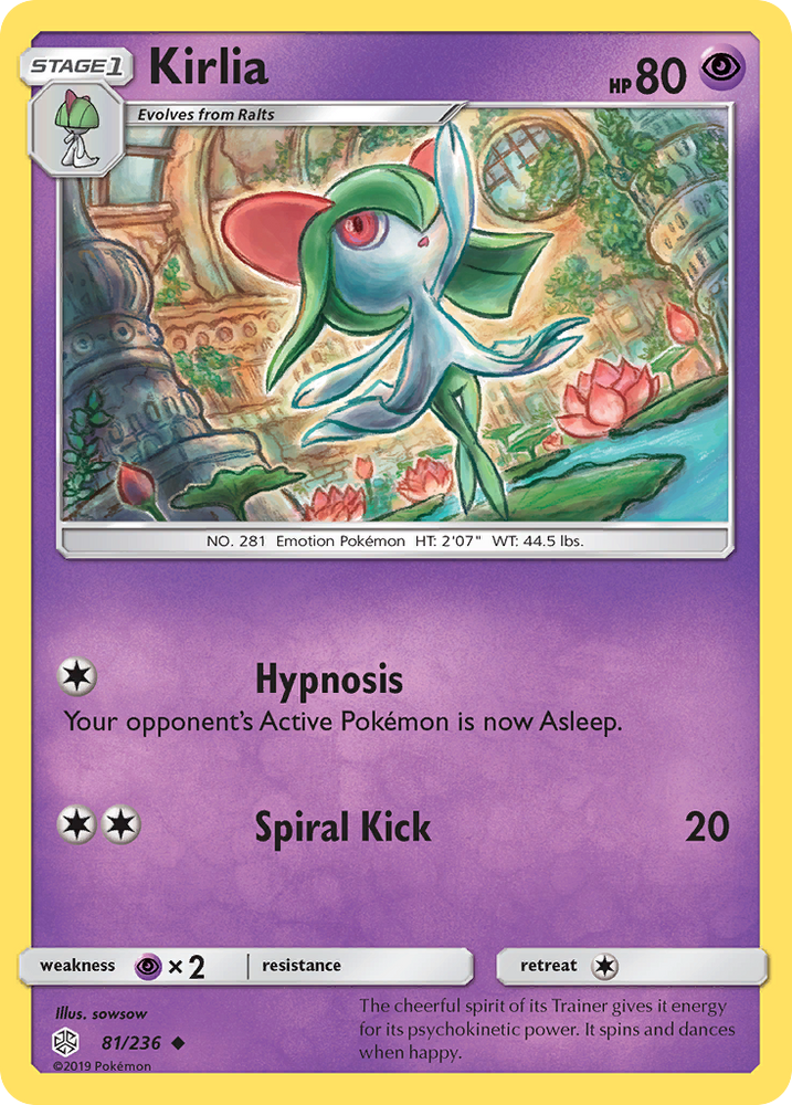 Kirlia (81/236) [Sun &amp; Moon: Cosmic Eclipse] 