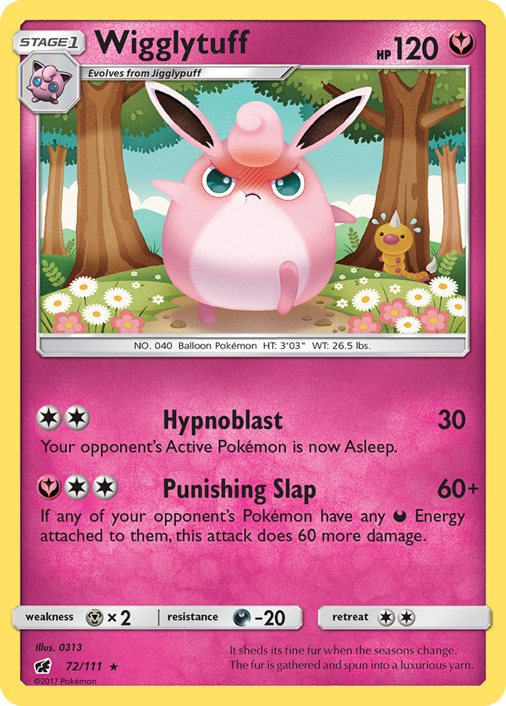 Wigglytuff (72/111) [Sun & Moon: Crimson Invasion]