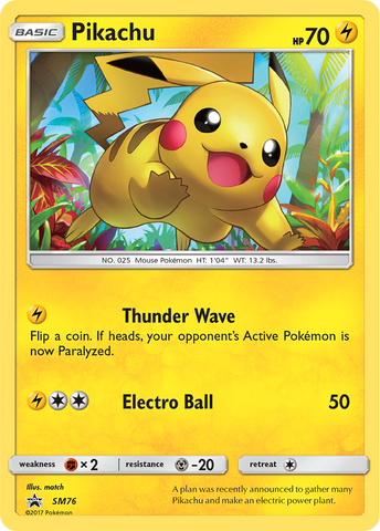 Pikachu (SM76) [Sun &amp; Moon: Black Star Promos] 