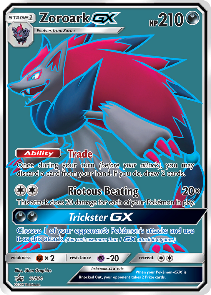 Zoroark GX (SM84) [Sun &amp; Moon: Black Star Promos] 