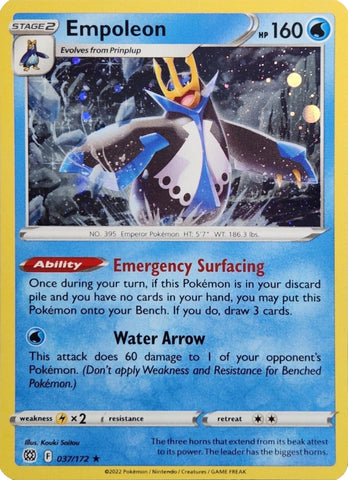 Empoleon (037/172) (Cosmos Holo) [Sword &amp; Shield: Brilliant Stars] 