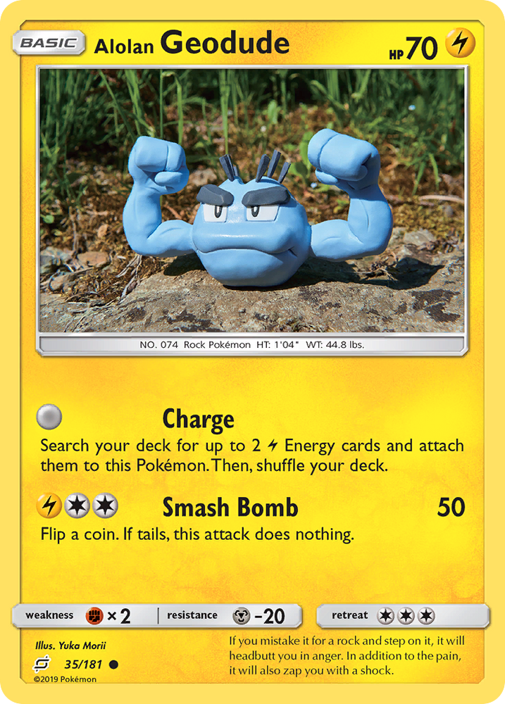 Alolan Geodude (35/181) [Sun &amp; Moon: Team Up] 