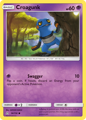 Croagunk (56/156) [Sun &amp; Moon: Ultra Prism] 