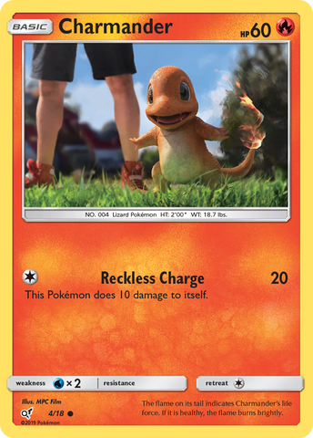 Charmander (4/18) [Sun &amp; Moon: Detective Pikachu] 