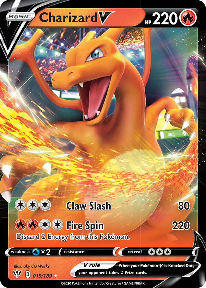 Charizard V (019/189) [Sword &amp; Shield: Darkness Ablaze] 