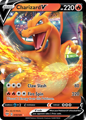 Charizard V (019/189) [Sword &amp; Shield: Darkness Ablaze] 