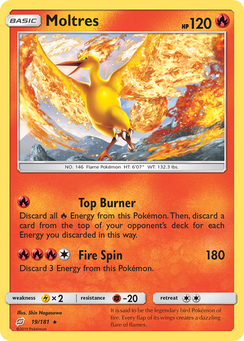 Moltres (19/181) [Sun &amp; Moon: Team Up] 