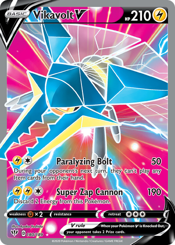 Vikavolt V (180/189) [Sword &amp; Shield: Darkness Ablaze] 