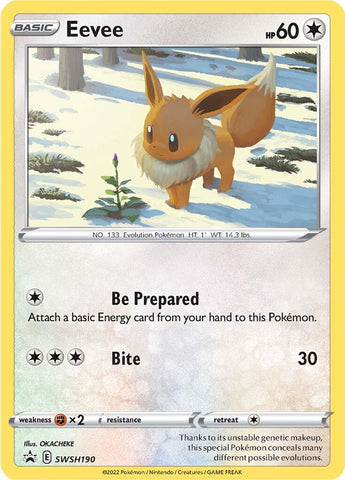 Eevee (SWSH190) [Sword &amp; Shield: Black Star Promos] 