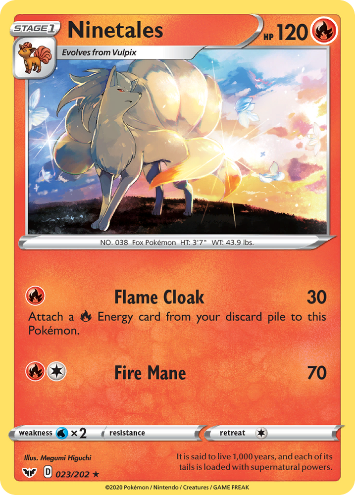 Ninetales (023/202) [Sword & Shield: Base Set]