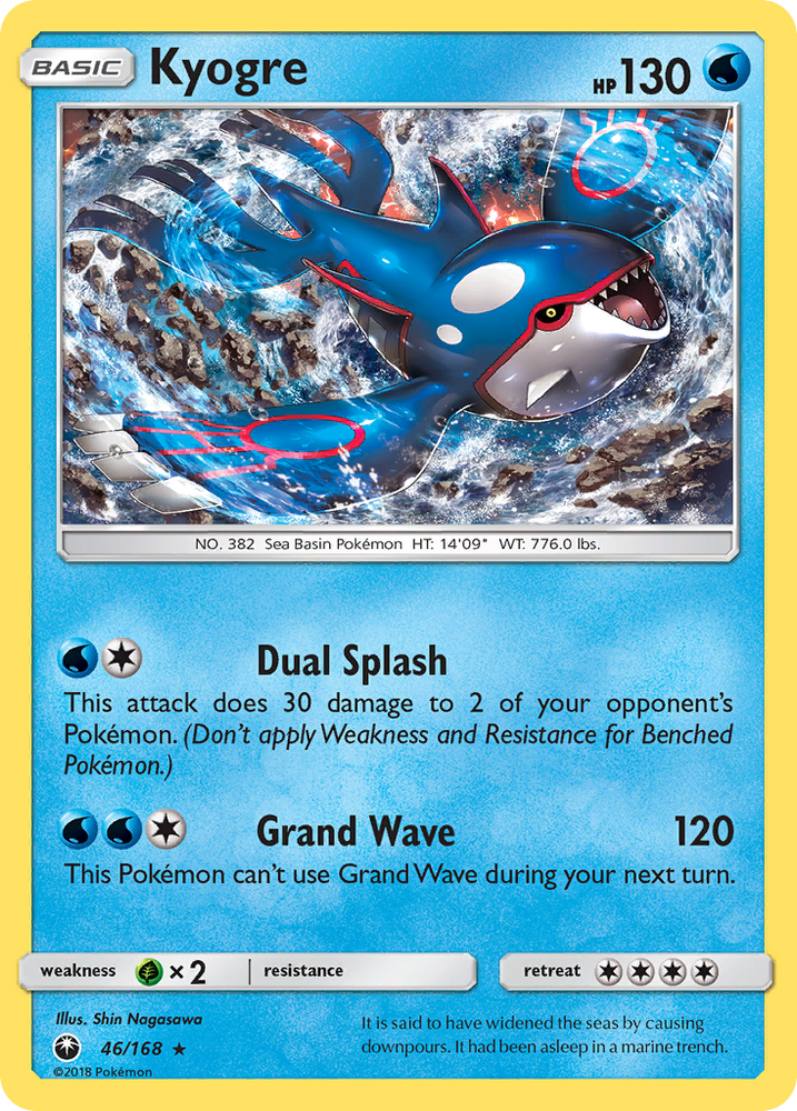 Kyogre (46/168) [Sun &amp; Moon: Celestial Storm] 