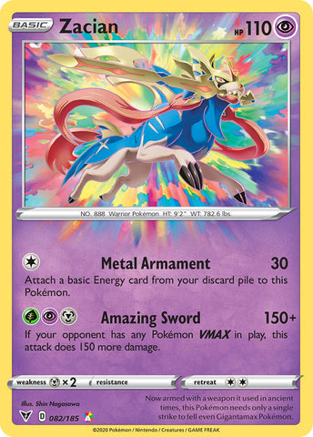 Zacian (082/185) [Sword &amp; Shield: Vivid Voltage] 