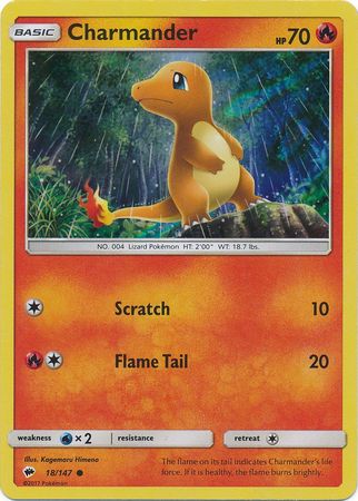 Charmander (18/147) (Premium Collection Promo) [Sun &amp; Moon: Burning Shadows] 