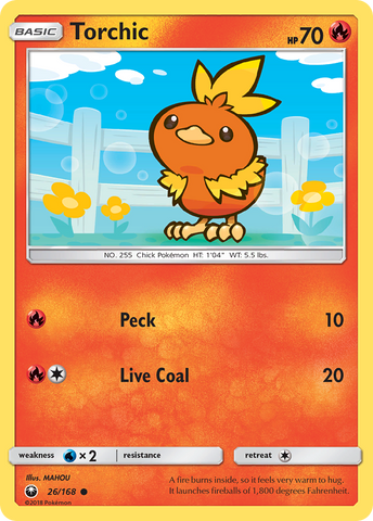 Torchic (26/168) [Sun &amp; Moon: Celestial Storm] 