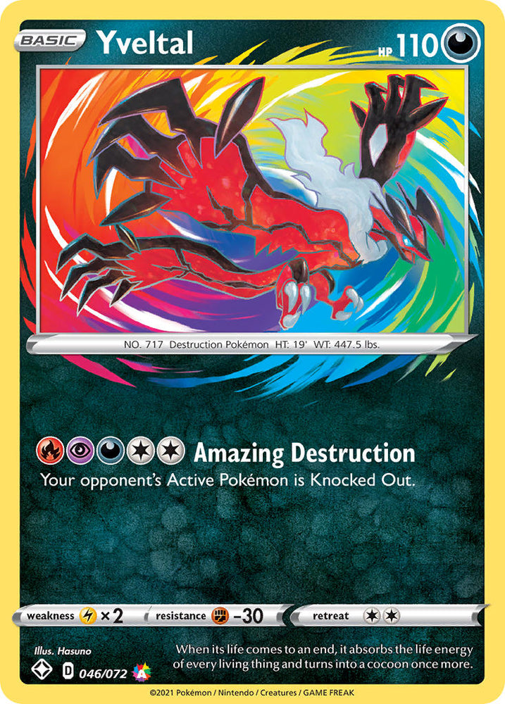 Yveltal (046/072) [Sword &amp; Shield: Shining Fates] 