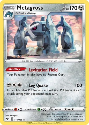 Metagross (118/185) [Sword &amp; Shield: Vivid Voltage] 