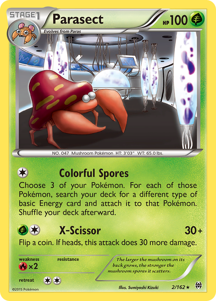 Parasect (2/162) [XY:BREAKthrough] 