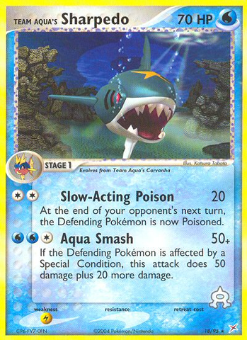 Team Aqua's Sharpedo (18/95) [EX: Team Magma vs. Team Aqua] 
