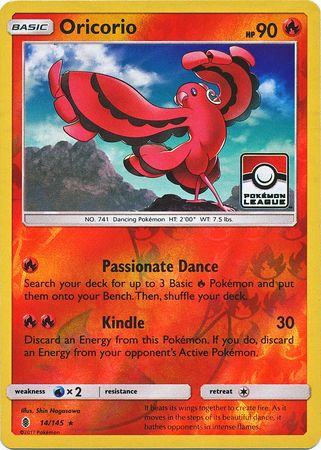 Oricorio (14/145) (League Promo) [Sun &amp; Moon: Guardians Rising] 