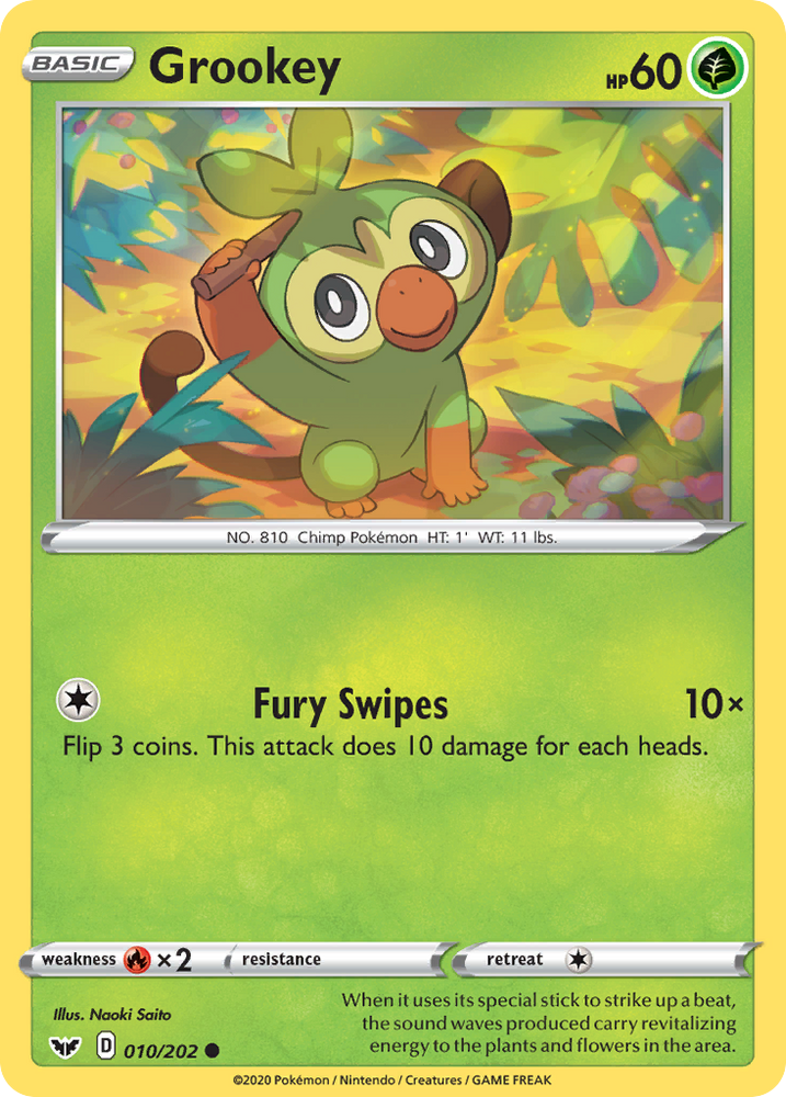 Grookey (010/202) [Sword &amp; Shield: Base Set] 