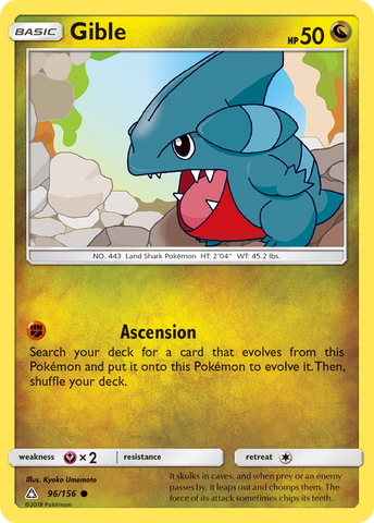 Gible (96/156) [Sun &amp; Moon: Ultra Prism] 