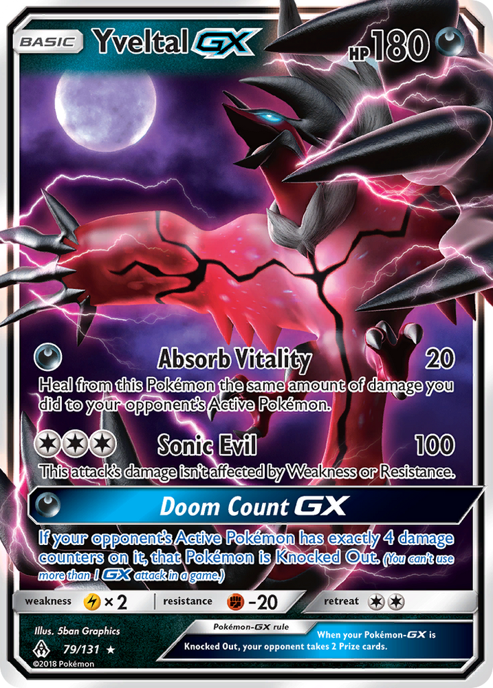 Yveltal GX (79/131) [Sun &amp; Moon: Forbidden Light] 