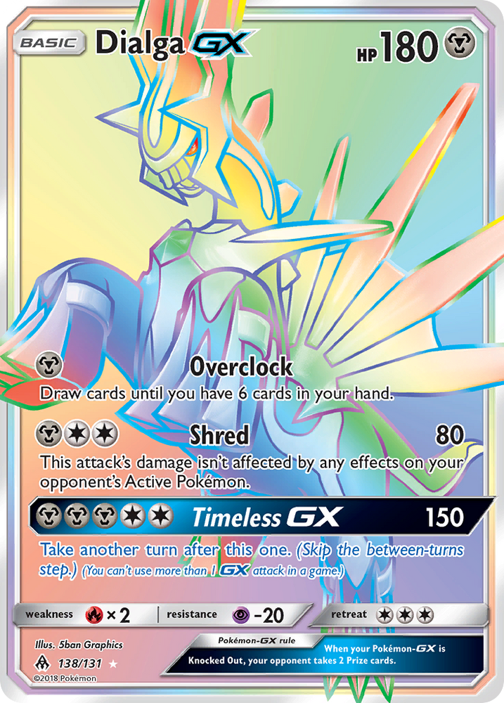 Dialga GX (138/131) [Sun &amp; Moon: Forbidden Light] 