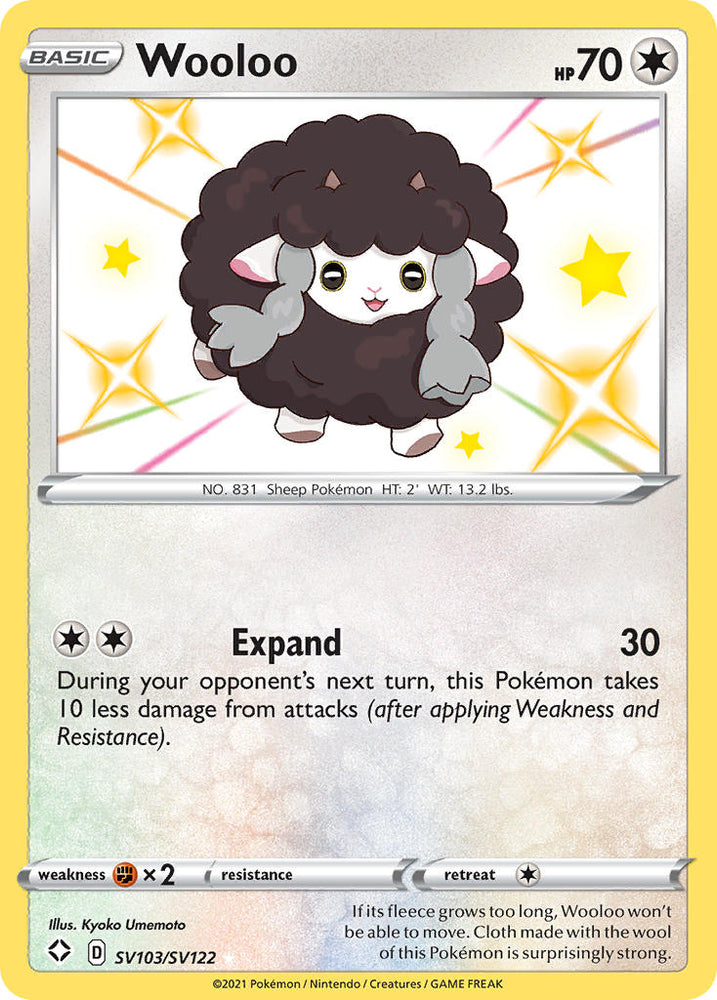 Wooloo (SV103/SV122) [Sword &amp; Shield: Shining Fates] 