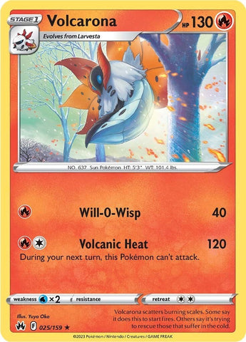 Volcarona (025/159) [Sword &amp; Shield: Crown Zenith] 