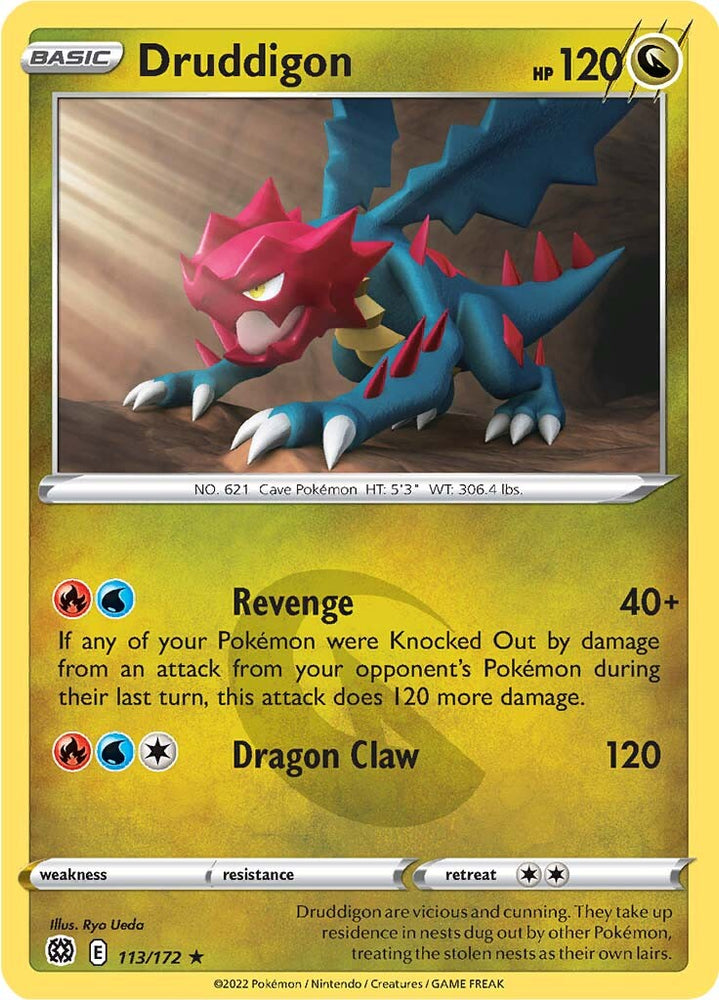 Druddigon (113/172) [Sword &amp; Shield: Brilliant Stars] 