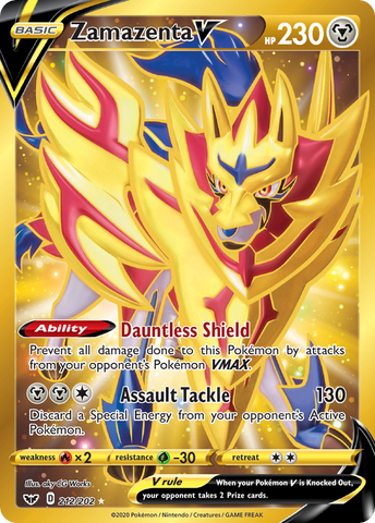 Zamazenta V (212/202) [Sword &amp; Shield: Base Set] 