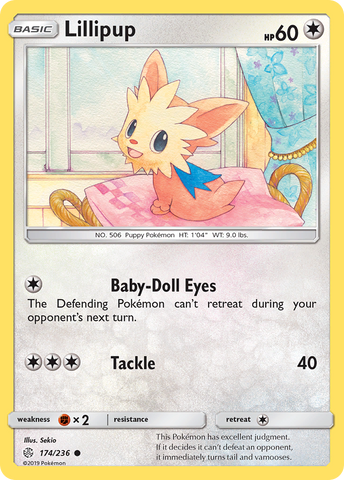 Lillipup (174/236) [Sun &amp; Moon: Cosmic Eclipse] 