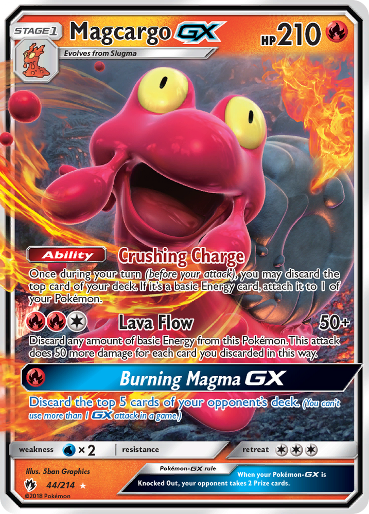 Magcargo GX (44/214) [Sun &amp; Moon: Lost Thunder] 