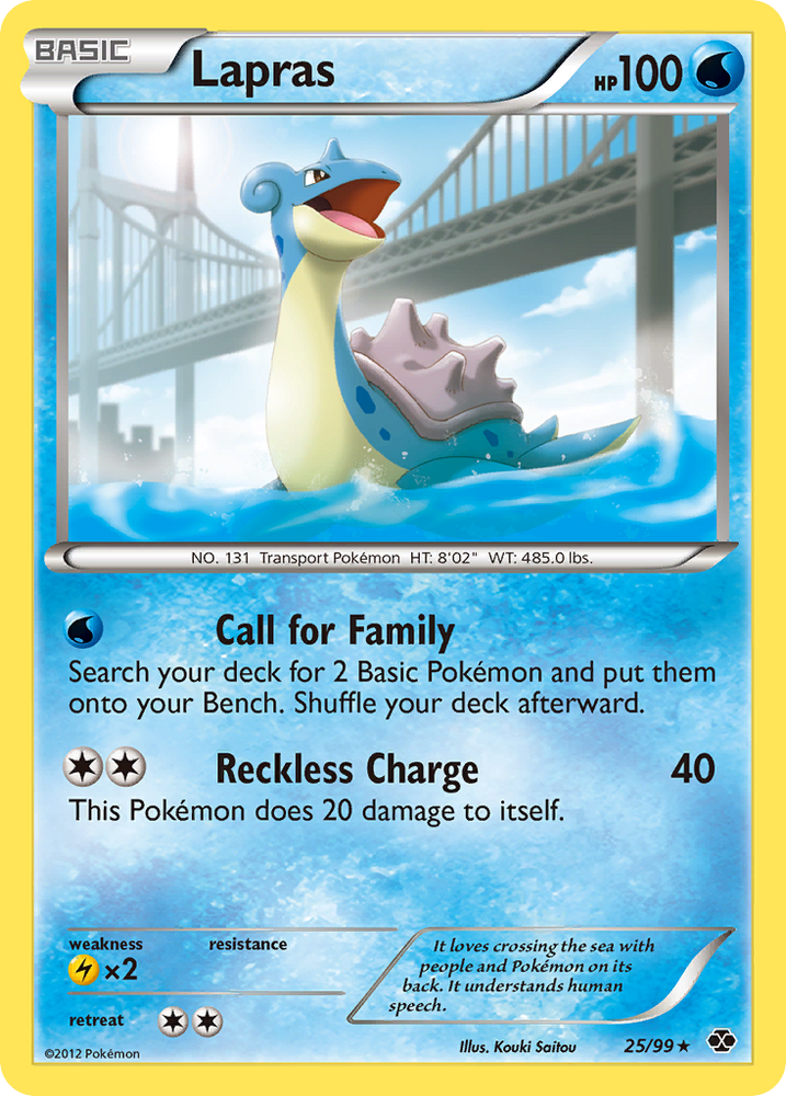 Lapras (25/99) [Black &amp; White: Next Destinies] 