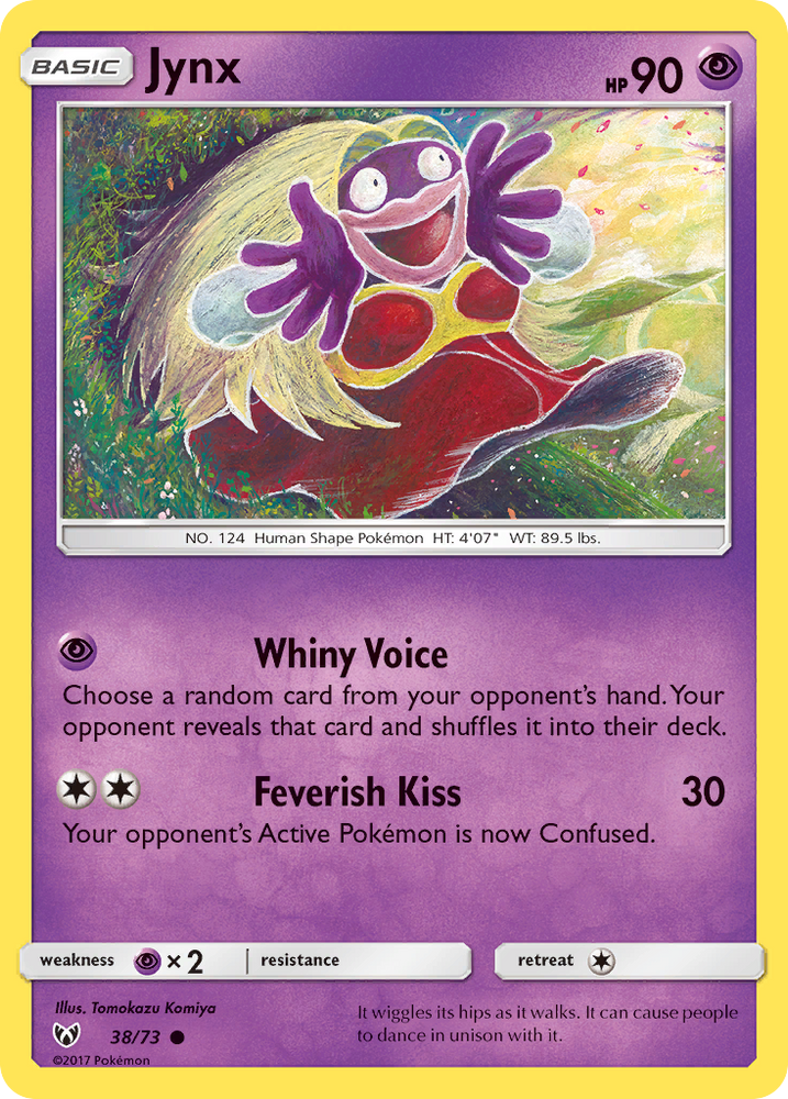 Jynx (38/73) [Sun &amp; Moon: Shining Legends] 