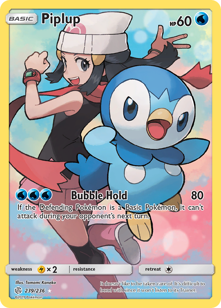 Piplup (239/236) [Sun &amp; Moon: Cosmic Eclipse] 