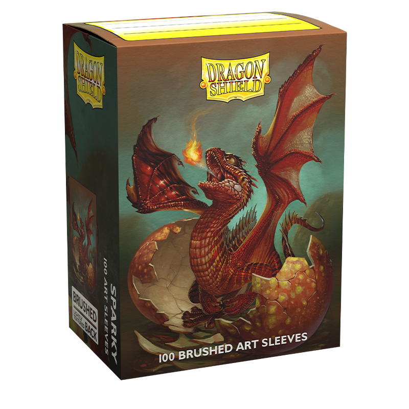 Dragon Shield: Standard 100ct Brushed Art Sleeves - Sparky