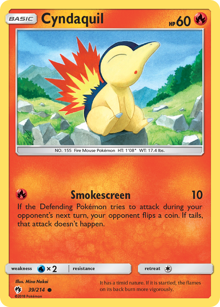 Cyndaquil (39/214) [Sun &amp; Moon: Lost Thunder] 