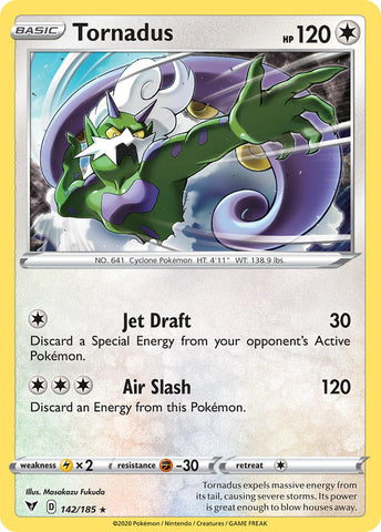 Tornadus (142/185) [Sword &amp; Shield: Vivid Voltage] 