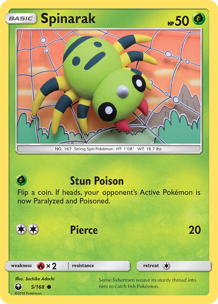 Spinarak (5/168) [Sun &amp; Moon: Celestial Storm] 