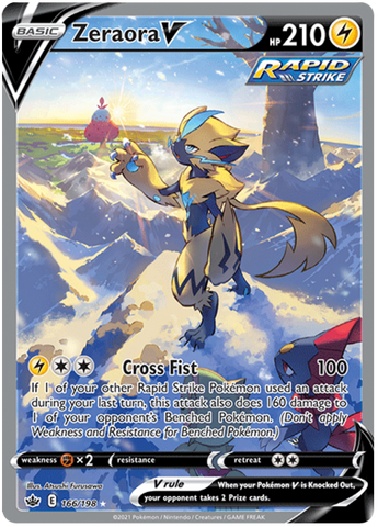 Zeraora V (166/198) [Sword &amp; Shield: Chilling Reign] 