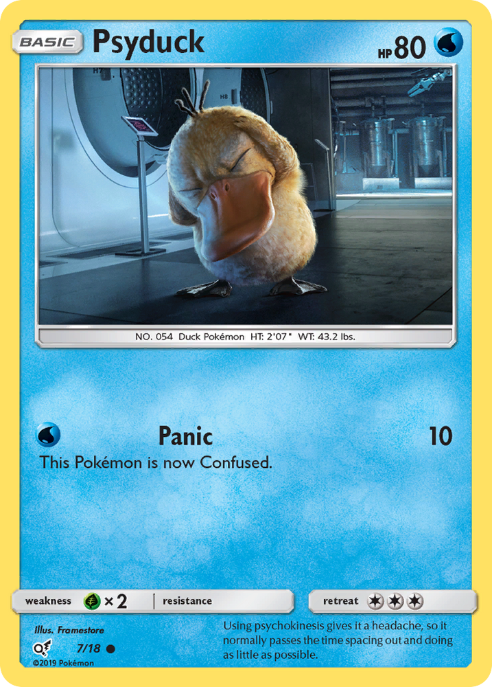 Psyduck (7/18) [Sun &amp; Moon: Detective Pikachu] 