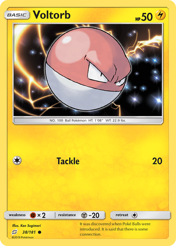 Voltorb (38/181) [Sun &amp; Moon: Team Up] 